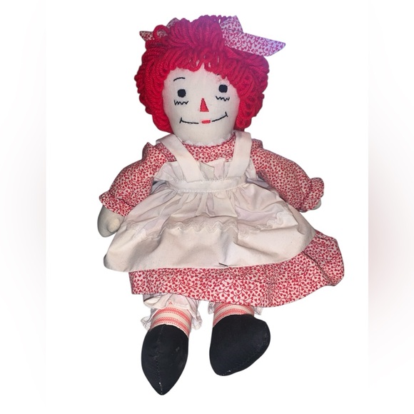 Handmade Other - Handmade Adorable Red-Haired Rag Doll with handmade clothes, Annabelle Halloween